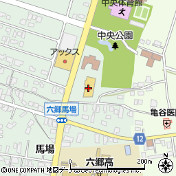 コメリハード＆グリーン美郷六郷店周辺の地図