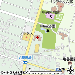 美郷町立図書館周辺の地図