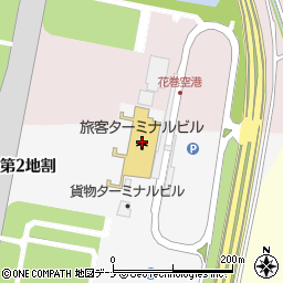 花巻空港（いわて花巻空港）周辺の地図