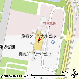 タイムズカー花巻空港カウンター店周辺の地図