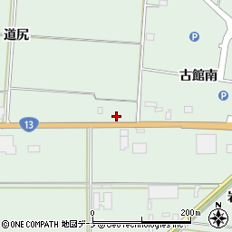 秋田県仙北郡美郷町六郷道尻周辺の地図