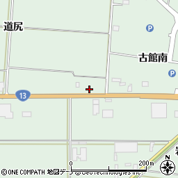 秋田県美郷町（仙北郡）六郷（道尻）周辺の地図