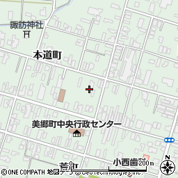 秋田県仙北郡美郷町六郷本道町91周辺の地図