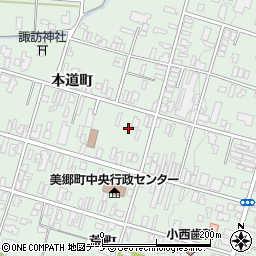 秋田県仙北郡美郷町六郷本道町92周辺の地図