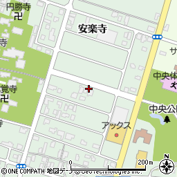 秋田県美郷町（仙北郡）六郷（安楽寺）周辺の地図