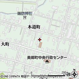 秋田県仙北郡美郷町六郷本道町102周辺の地図