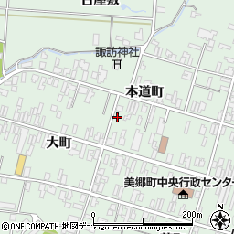 秋田県仙北郡美郷町六郷本道町114-2周辺の地図