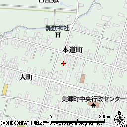 秋田県仙北郡美郷町六郷本道町108周辺の地図