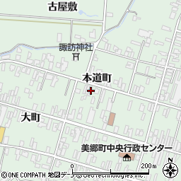 秋田県仙北郡美郷町六郷本道町110周辺の地図