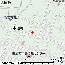 秋田県仙北郡美郷町六郷本道町42周辺の地図