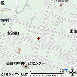 秋田県仙北郡美郷町六郷本道町51周辺の地図