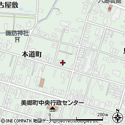 秋田県仙北郡美郷町六郷本道町43周辺の地図