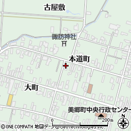 秋田県仙北郡美郷町六郷本道町114周辺の地図