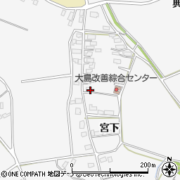 秋田県大仙市内小友宮下92周辺の地図