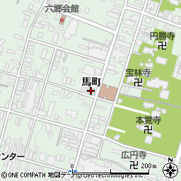 秋田県美郷町（仙北郡）六郷（馬町）周辺の地図