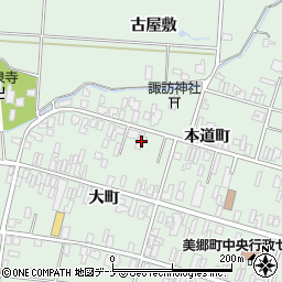 秋田県仙北郡美郷町六郷本道町118周辺の地図