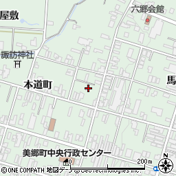 秋田県仙北郡美郷町六郷本道町46-2周辺の地図
