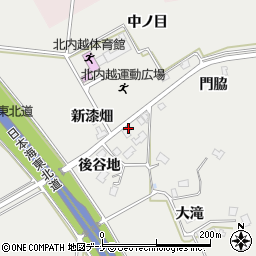 秋田県由利本荘市内越中ノ目200周辺の地図