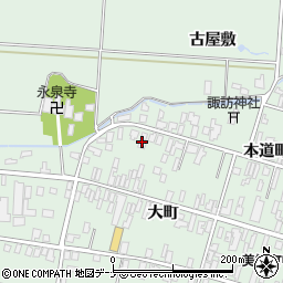 秋田県仙北郡美郷町六郷本道町125周辺の地図