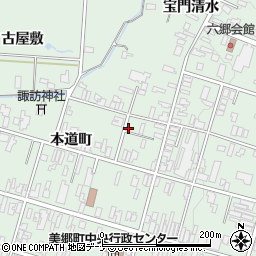 秋田県仙北郡美郷町六郷本道町39周辺の地図