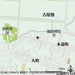 秋田県仙北郡美郷町六郷本道町8周辺の地図