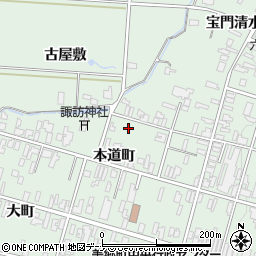 秋田県仙北郡美郷町六郷本道町31周辺の地図