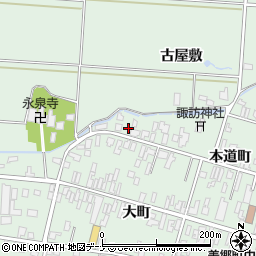 秋田県仙北郡美郷町六郷本道町5周辺の地図