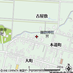 秋田県仙北郡美郷町六郷本道町16周辺の地図
