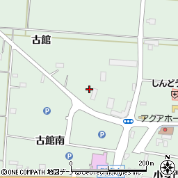 秋田県仙北郡美郷町六郷古館周辺の地図