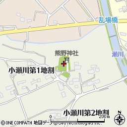 小瀬川公民館周辺の地図