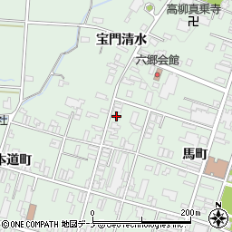 秋田県仙北郡美郷町六郷本道町56-6周辺の地図