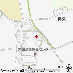 秋田県大仙市内小友宮下77周辺の地図