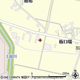秋田県大仙市下深井板口端周辺の地図