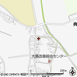 秋田県大仙市内小友宮下86周辺の地図