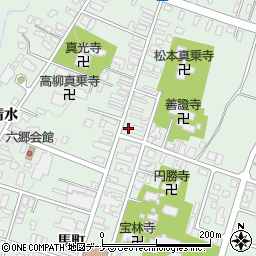 日本経済新聞六郷長沢販売所周辺の地図