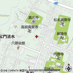 妙讃寺周辺の地図
