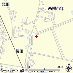 秋田県大仙市下深井桜田40周辺の地図
