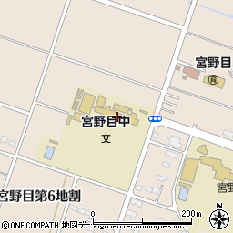 花巻市立宮野目中学校周辺の地図