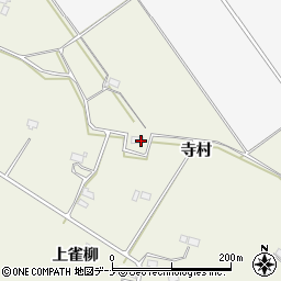 秋田県仙北郡美郷町六郷東根寺村周辺の地図