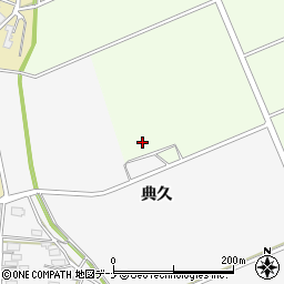 秋田県大仙市六郷西根名部子周辺の地図