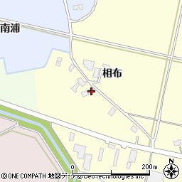 秋田県大仙市下深井相布周辺の地図