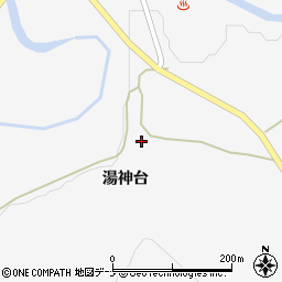 秋田県大仙市南外湯神台95周辺の地図