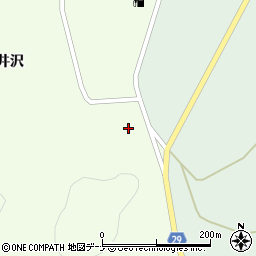秋田しんせい農業協同組合　大内支店上川農業倉庫周辺の地図