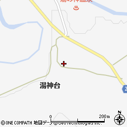 秋田県大仙市南外湯神台93周辺の地図