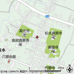 秋田県美郷町（仙北郡）六郷（西高方町）周辺の地図