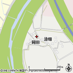秋田県由利本荘市内越漆畑196周辺の地図