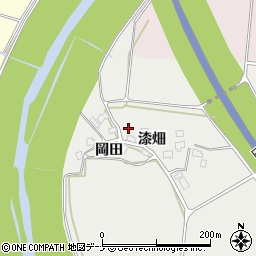 秋田県由利本荘市内越漆畑396周辺の地図