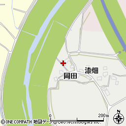 秋田県由利本荘市内越漆畑400周辺の地図
