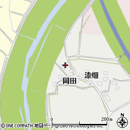 秋田県由利本荘市内越漆畑354周辺の地図