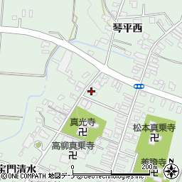 大坂美容院周辺の地図